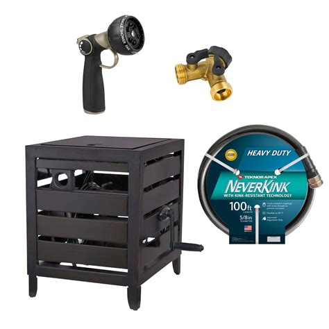 neverleak hideaway hose reel kit